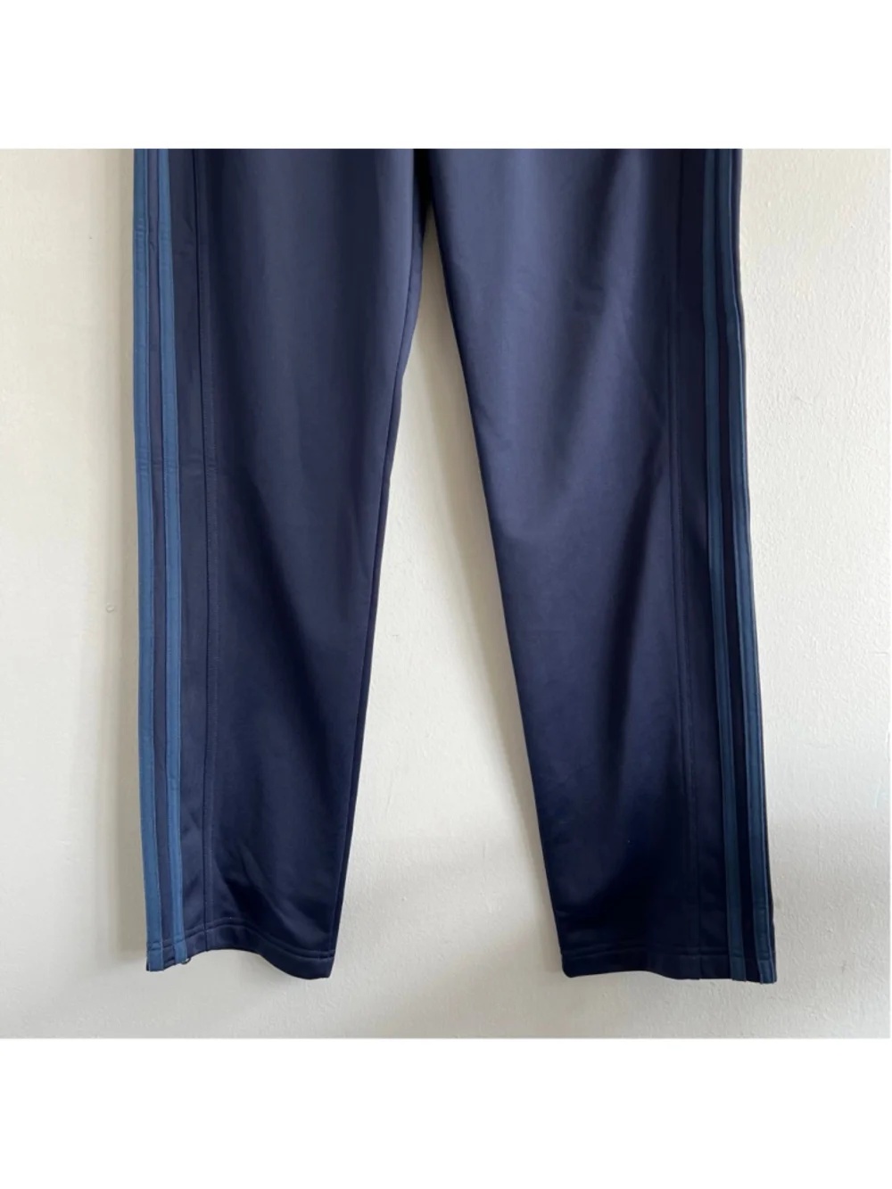 NWT Men's Adidas Navy Blue Tricot Zip Pants M